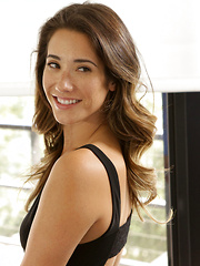 Eva Lovia cant wait to peel off her little black dress and give her guy a handjob before taking him on a stiffie ride - Pics