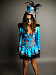 Tori Black solo in a mad hatter costume - Pics