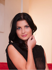 Branna a looks chic and sexy in sheer black dress - Pics