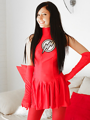 Catie Minx becomes The Flash a sexy superhero for Generation XXX - Pics