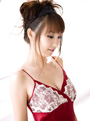 Azusa Yamamoto Asian is a very lustful chick posing so erotically - Pics