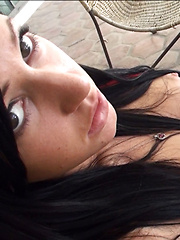 Most people tan or swim in their pool on a hot day but not Catie Minx, she masturbates! - Pics